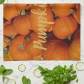 Pumpkins Galore op een Theedoek (Gevouwen)