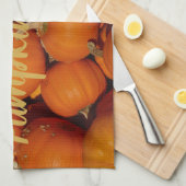 Pumpkins Galore op een Theedoek (Quarter Fold)