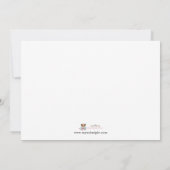 Pumpkins Girl Baby Shower Invitations Kaart (Achterkant)