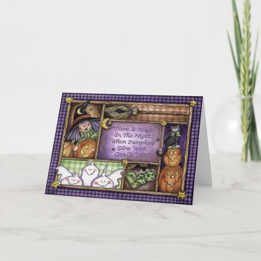Pumpkins Glow - Wenskaart Kaart (Voorkant)