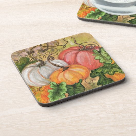 Pumpkins Halloween Beverage Coaster Bier Onderzetter (Linkerzijde)