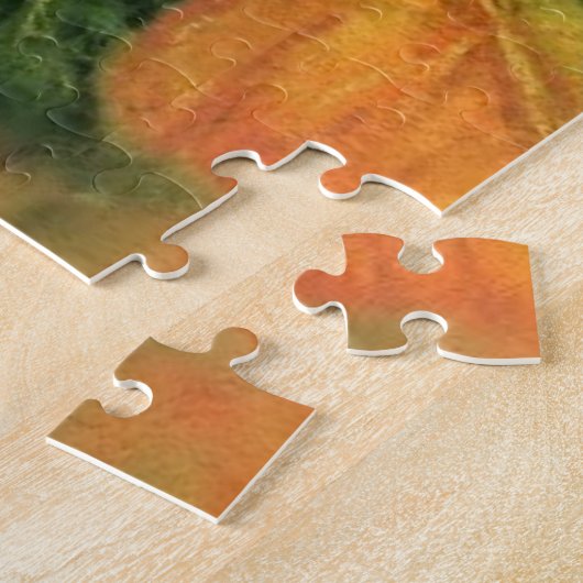 Pumpkins Halloween Jigzaag Puzzle Painting Legpuzzel (Zijkant)