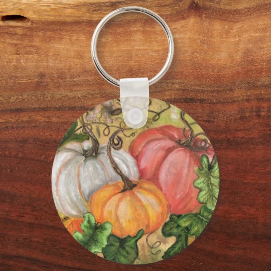 Pumpkins Halloween Sleutelhanger (Voorkant)