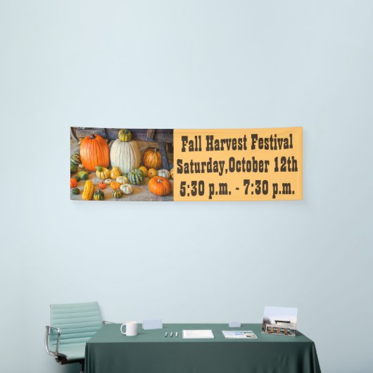Pumpkins Herfst Harvest Festival Banner (Beurs)