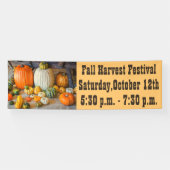 Pumpkins Herfst Harvest Festival Banner (Horizontaal)