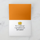 Pumpkins In a Bar Halloween Birthday Humor Kaart (Binnen)