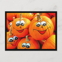 Pumpkins Jack O Lantern Halloween Party Briefkaart