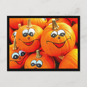 Pumpkins Jack O Lantern Halloween Party Briefkaart