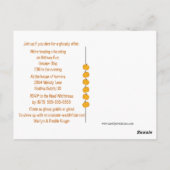Pumpkins Jack O Lantern Halloween Party Briefkaart (Achterkant)