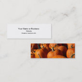 Pumpkins Mini Bladwijzer Visitekaartje (Voorkant / Achterkant)
