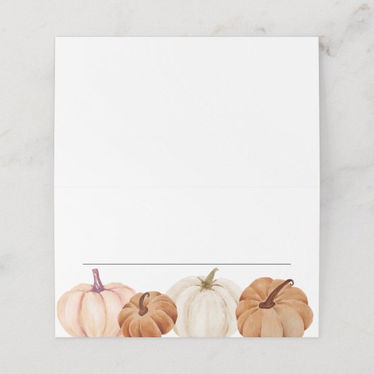 Pumpkins Naam Plaats Kaarten Plaatskaartje (Buitenkant ongevouwen)