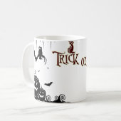Pumpkins owls halloween koffiemok (Voorkant links)