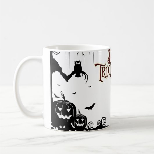 Pumpkins owls halloween koffiemok (Links)