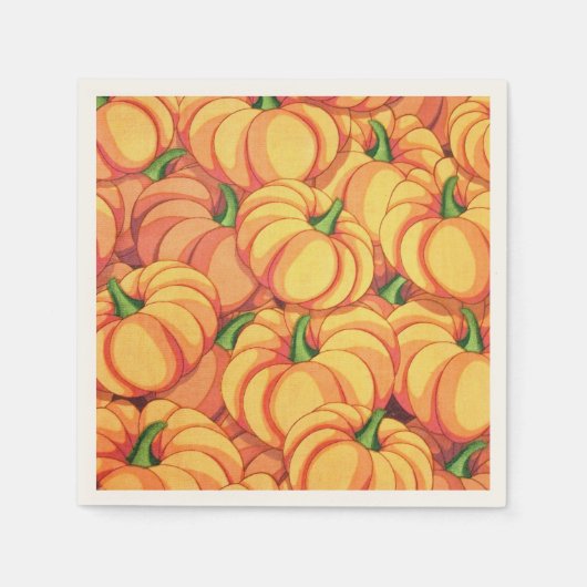 Pumpkins Paper Napkins Servet (Voorkant)