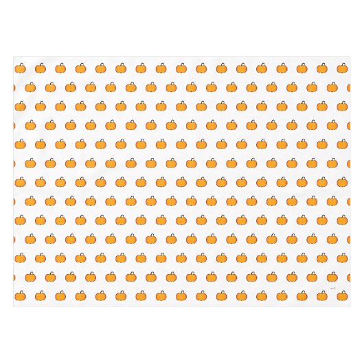 PumpkinS Pattern Tablecloth Tafelkleed (Voorkant (Horizontaal))