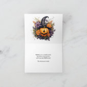 Pumpkins Photo Happy Halloween Card Feestdagen Kaart (Binnen)