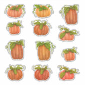 Pumpkins Pumpkins Pumpkins Sticker (Voorkant)