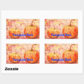 Pumpkins Rock Rechthoekige Sticker (Vel)