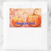 Pumpkins Rock Rechthoekige Sticker (Tas)