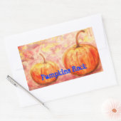 Pumpkins Rock Rechthoekige Sticker (Envelop)