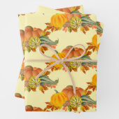 Pumpkins Seamless Pattern Inpakpapier Vel (In situ)