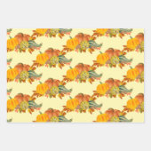 Pumpkins Seamless Pattern Inpakpapier Vel (Voorkant 3)
