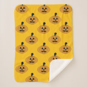 Pumpkins Sherpa Deken (Voorkant)