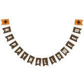 Pumpkins & Spiders Happy Halloween Vlaggetjes (Alle)