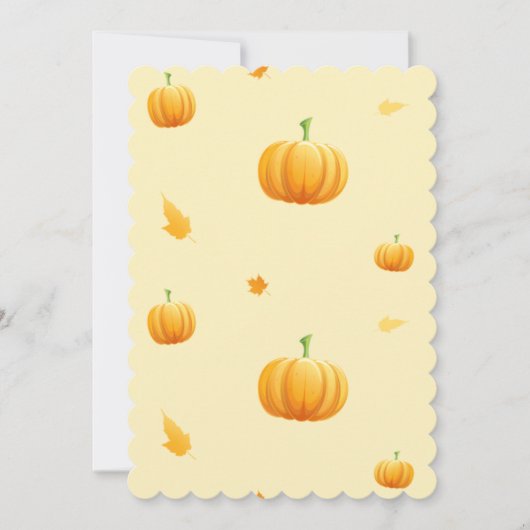 pumpkins Thanksgiving bruiloft Kaart (Voorkant)