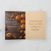 PUMPKINS THANKSGIVING KAART VOOR IEDEREEN (Binnen)