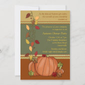 Pumpkins Three Invitation Kaart (Voorkant)