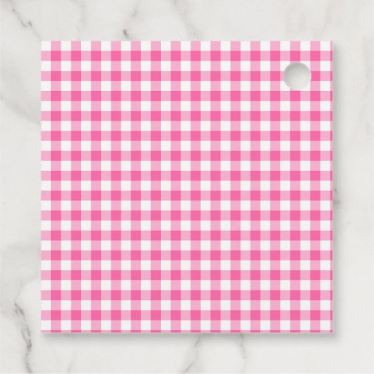 Pumpkins Truck Pumpkin Patch - Roze trekker Bedankjes Labels (Achterkant)