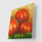 PUMPKINS WALL CLOCK VIERKANTE KLOK (Hoek)