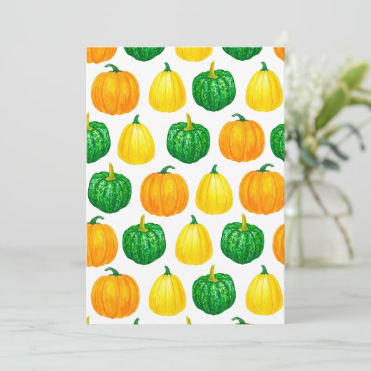 Pumpkins waterverf (Staand voorkant)