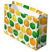Pumpkins waterverf groot cadeauzakje (Voorkant Gekanteld)