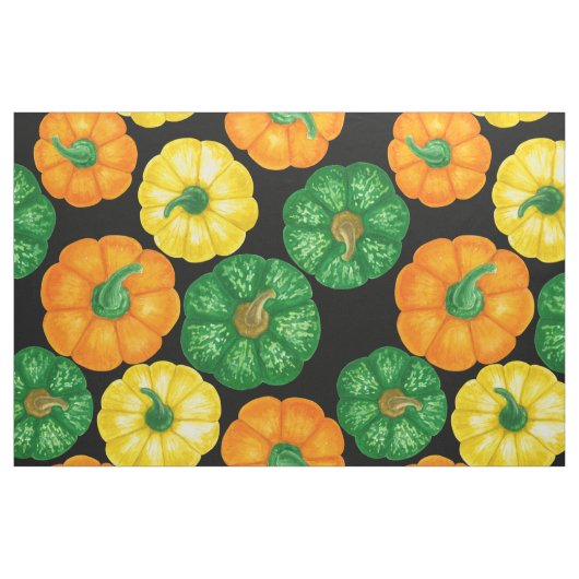 Pumpkins waterverf patroon 3 stof (Fat Quarter)