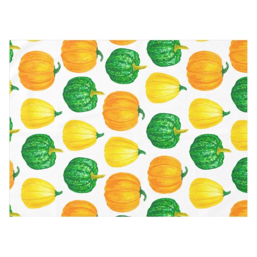Pumpkins waterverf tafelkleed (Voorkant (Horizontaal))