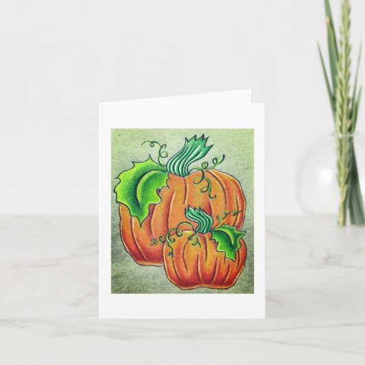Pumpkins wenskaart kaart (Voorkant)