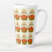 ☕ **Pumpkins & Wheat Basket Latte Mug Latte Mok (Rechts)