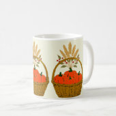 ☕ **Pumpkins & Wheat Basket Mug Koffiemok (Voorkant rechts)