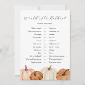 Pumpkins zou ze liever game Kaart (Voorkant)