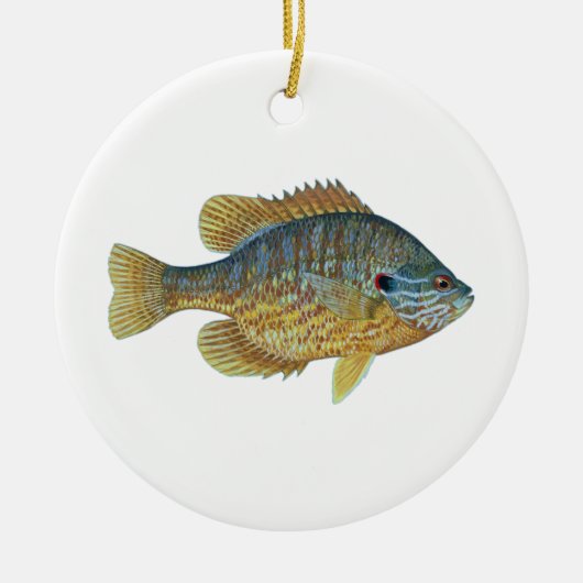 Pumpkinseed Sunfish Keramisch Ornament (Voorkant)