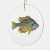 Pumpkinseed Sunfish Keramisch Ornament (Links)
