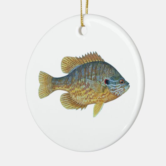 Pumpkinseed Sunfish Keramisch Ornament (Links)