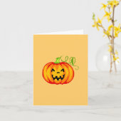 Pumpkint Kaart (Gele Bloem)