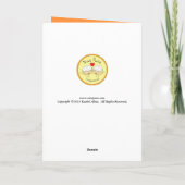 Pumpkipig - Grappig Halloween Pig Wenskaart Kaart (Achterkant)