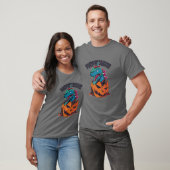 Pumpkosaurus Funny Dinosaur Jack O Lantern Pumpkin T-shirt (Unisex)