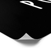 Pun-appel Funny Fruit Pineapple Pun Dark BG Poster (Hoek)