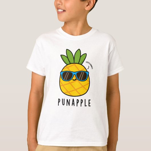 Pun-apple Grappig Fruit Ananas Pun T-shirt (Voorkant)