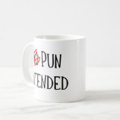 Pun Beoogd, Funny Word Nerd Coffee Mok (Voorkant links)